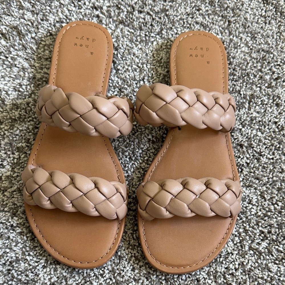 Target Women's Braided Sandals - Tan